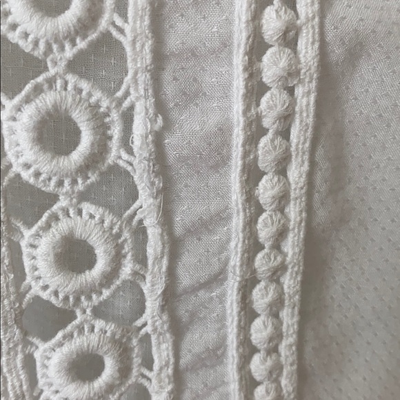Lace Boho Blouse White - Picture 5 of 6
